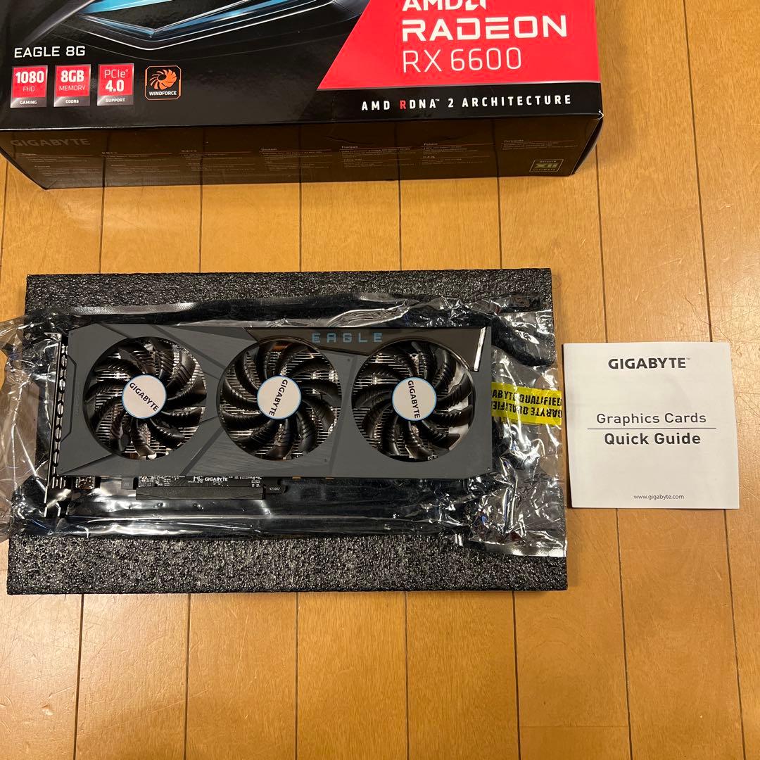 グラフィックボード・グラボ・ビデオカード GIGABYTE Radeon RX 6600 8GB