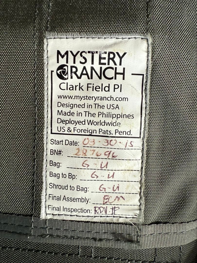 美品　MYSTERY RANCH SWEET PEA 廃盤 カーキ