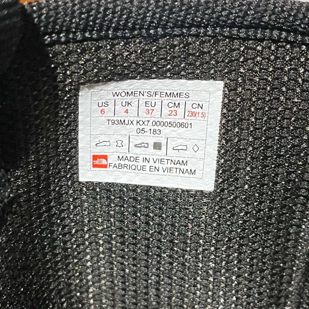 【美品】THE NORTH FACE レインブーツ 23cm ブラック 防水