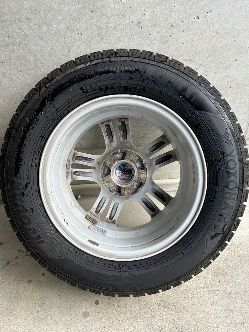 バリ溝！2024製スタッドレス　ヨコハマ195/65R15ホイールセット ４本