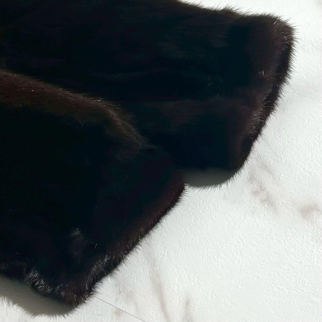 サガミンク ファーコート 毛皮 ロング丈 毛並み◎ ゆったり レディース 11