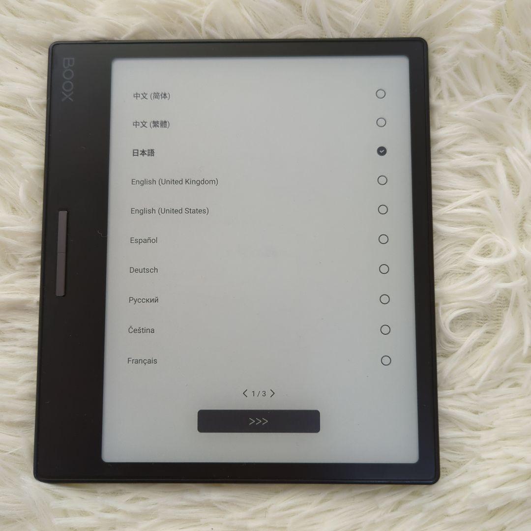 【美品】ONYX BOOX Leaf2 ブラック（ケース付き）電子書籍リーダー