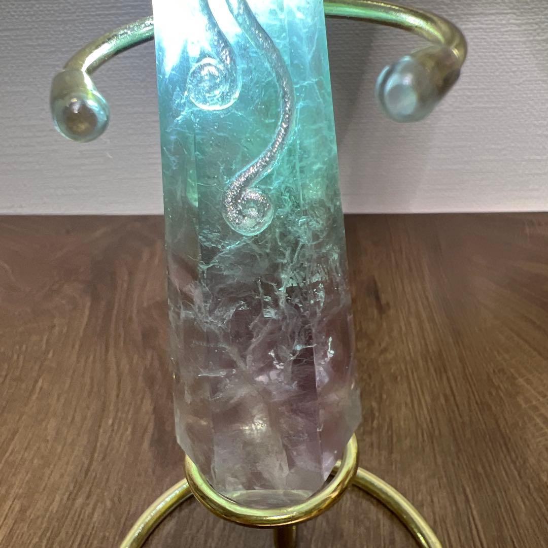 Kdashページ　レインボーフローライトマジックワンド置物　3本まとめ