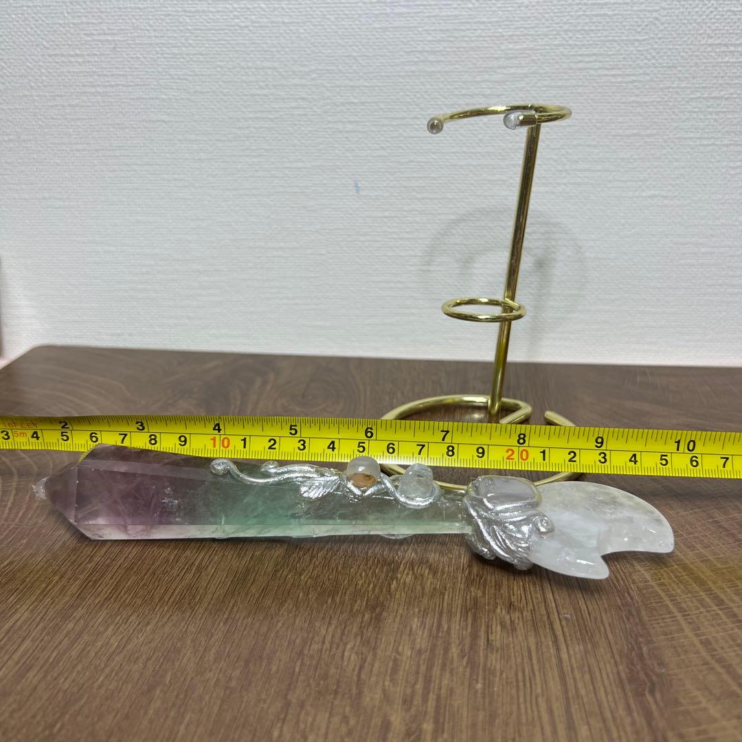 Kdashページ　レインボーフローライトマジックワンド置物　3本まとめ