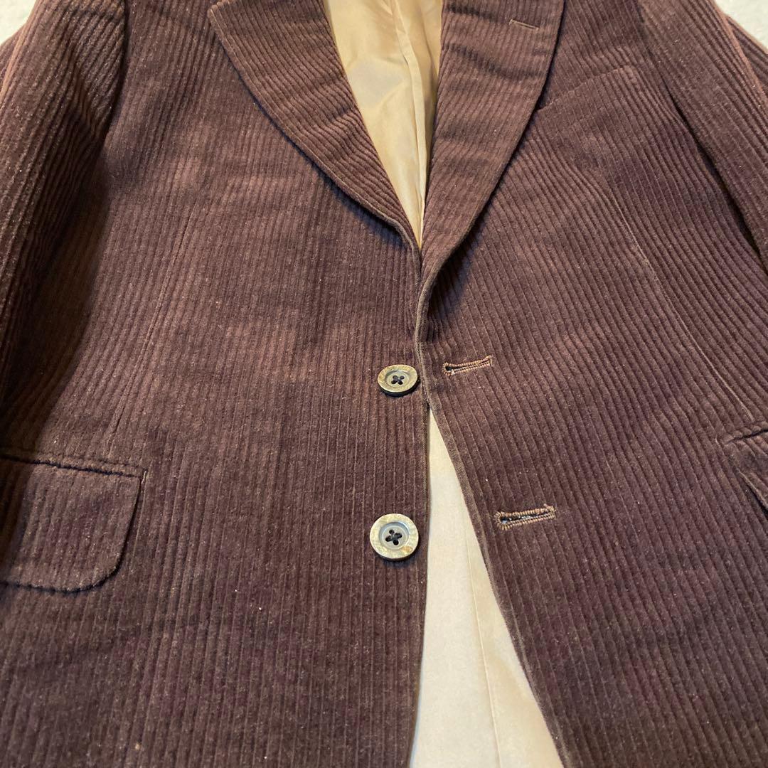 BURBERRYS corduroyブラウン コーデュロイ テーラードジャケット