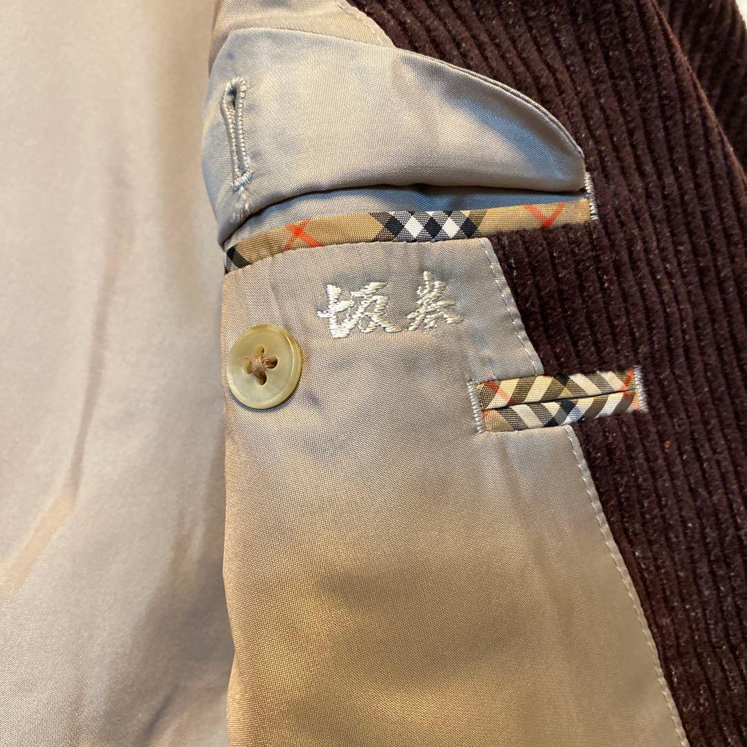 BURBERRYS corduroyブラウン コーデュロイ テーラードジャケット
