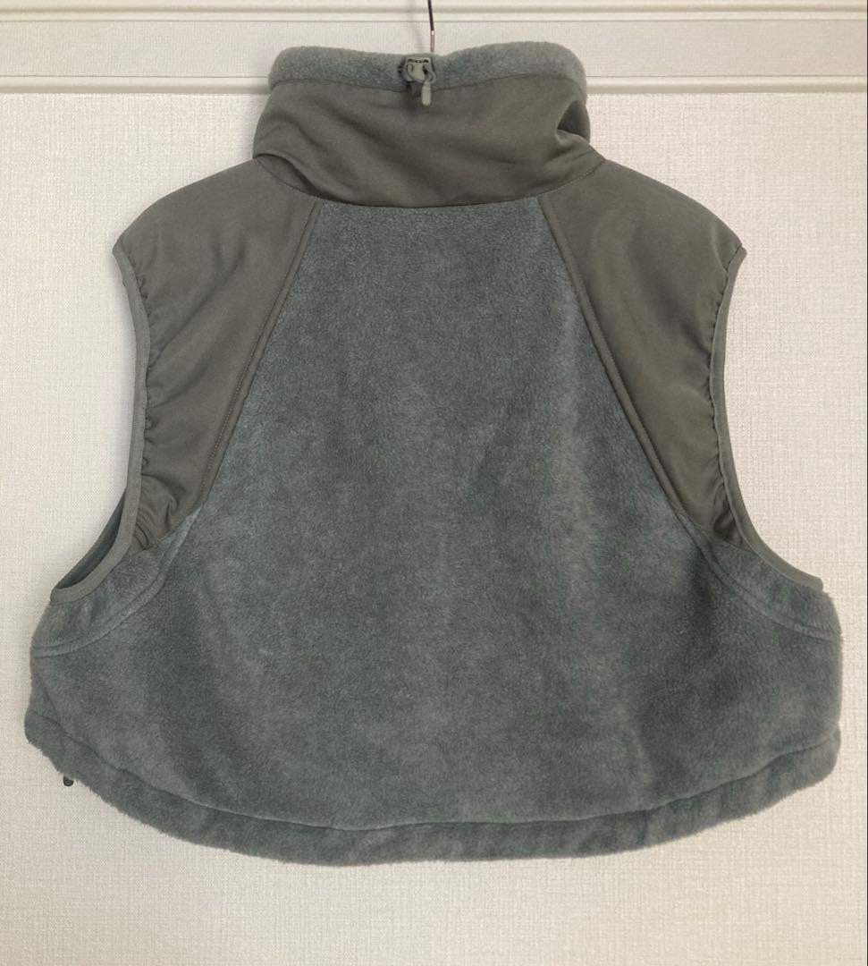 HYKE FLEECE CROPPED VEST フリース ベスト