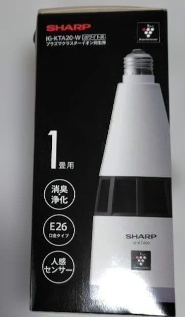 シャープ プラズマイオン発生機 IG-KTA20-W