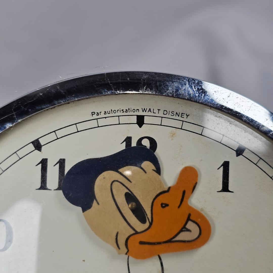 【希少】 ディズニー公式 ヴィンテージ クロック 首振りギミック