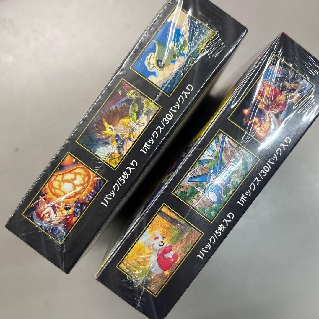 メガブレイブ&メガシンフォニア　各1BOX シュリンク付き ポケモンカード