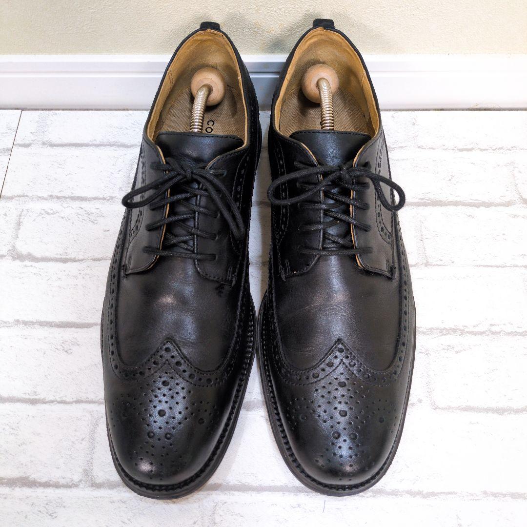 極美品　COLEHAAN　コールハーン　GRAND.OS　ウイングチップ　外羽根