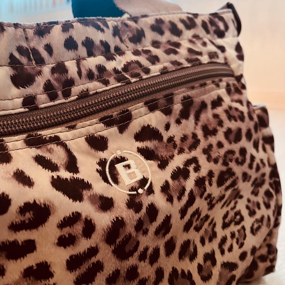 BRIEFING 2WAY カートバッグ レオパード柄