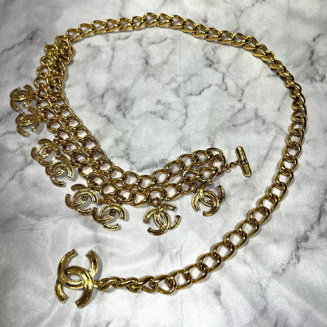 【美品✨】シャネル★チェーンベルト★ゴールド★ココマーク