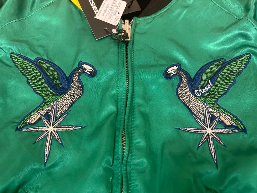 【新品・値札付き】DIESEL スカジャン リバーシブル レディース 鳳凰刺繍