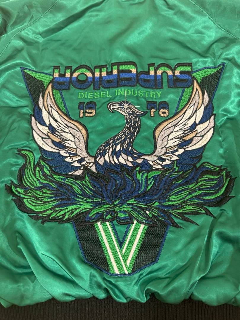 【新品・値札付き】DIESEL スカジャン リバーシブル レディース 鳳凰刺繍