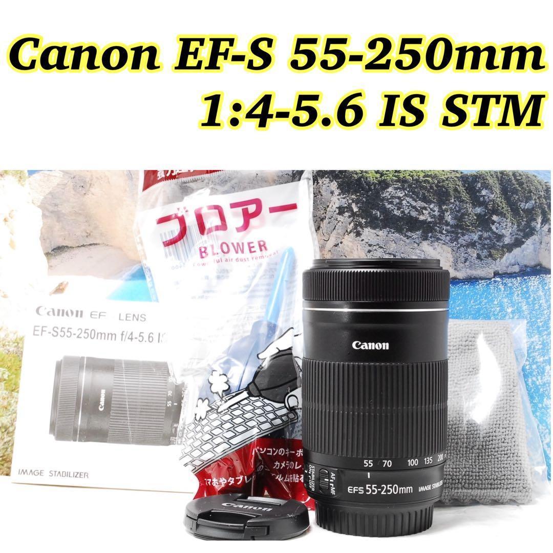 美品❤️Canon EF-S 55-250mm IS STM 手ぶれ補正 望遠