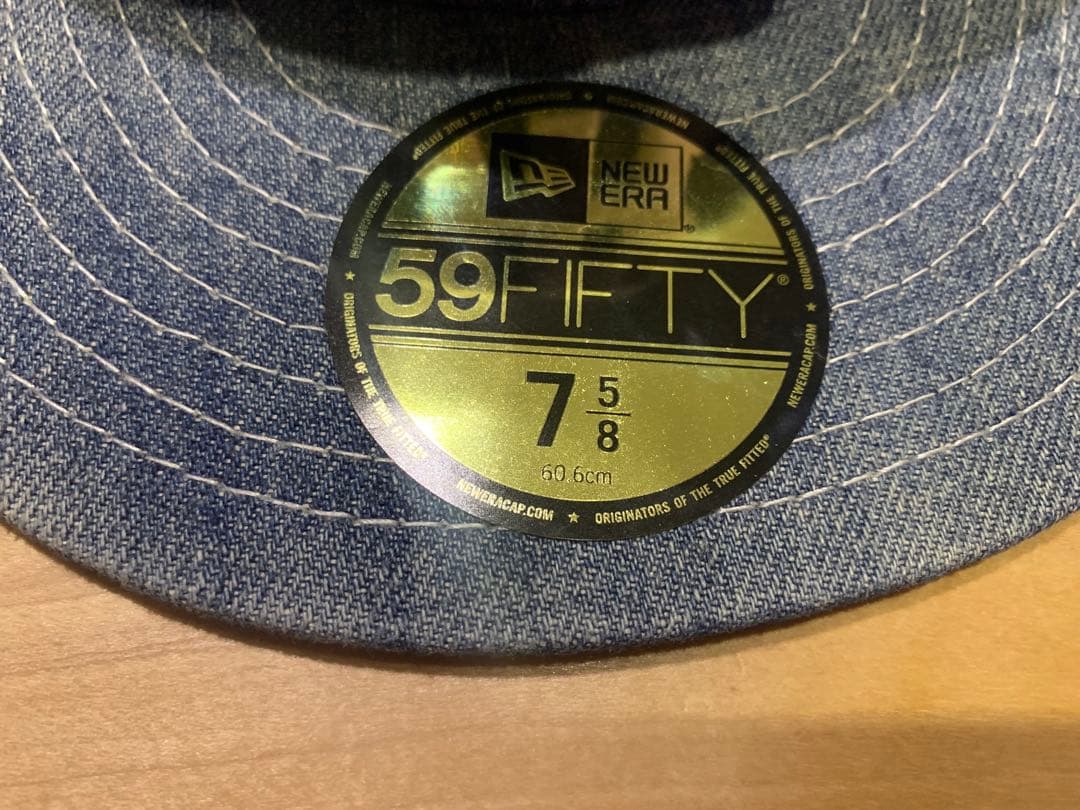 阪神タイガース　 New Era 59FIFTY デニムキャップ 7 8/5