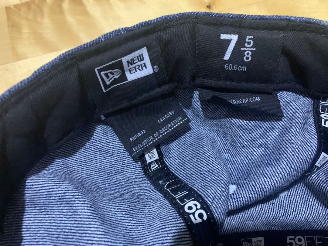 阪神タイガース　 New Era 59FIFTY デニムキャップ 7 8/5
