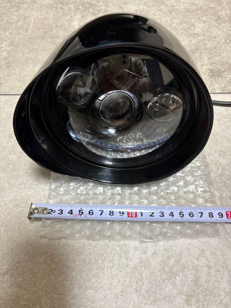 5.75インチ　LED バレットヘッドライト　ハーレー　砲弾型ヘッドライト