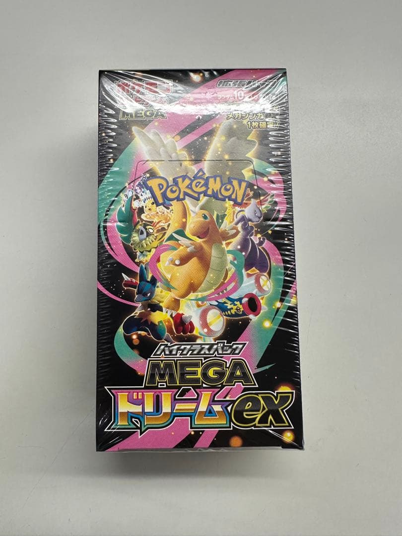 新品、未開封 シュリンク付き ポケモンカードゲームMEGAドリームEX 1BOX