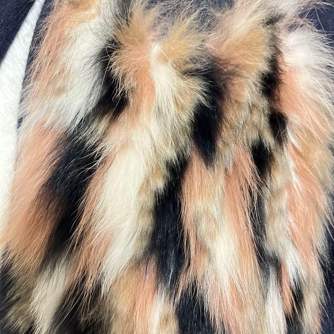 GRACE CONTINENTAL FOXファーアンゴラ混 ワンピース36