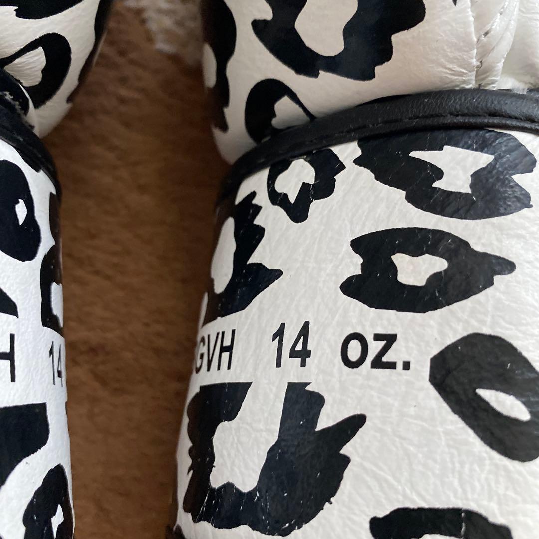 ウィンディ　グローブ　ヒョウ柄　14oz