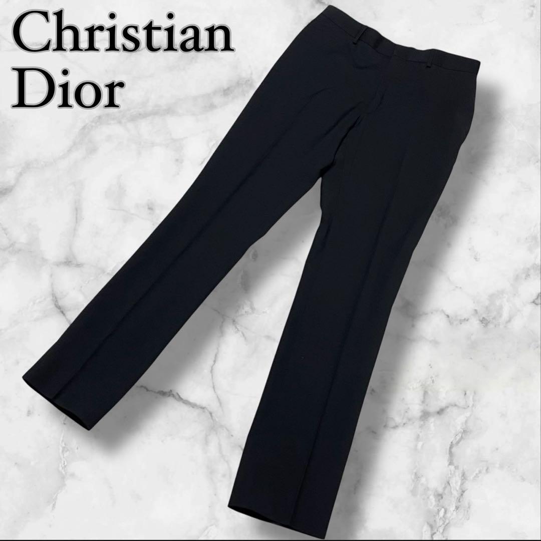 ディオール オム スラックス パンツ ブラック Mサイズ相当 メンズ