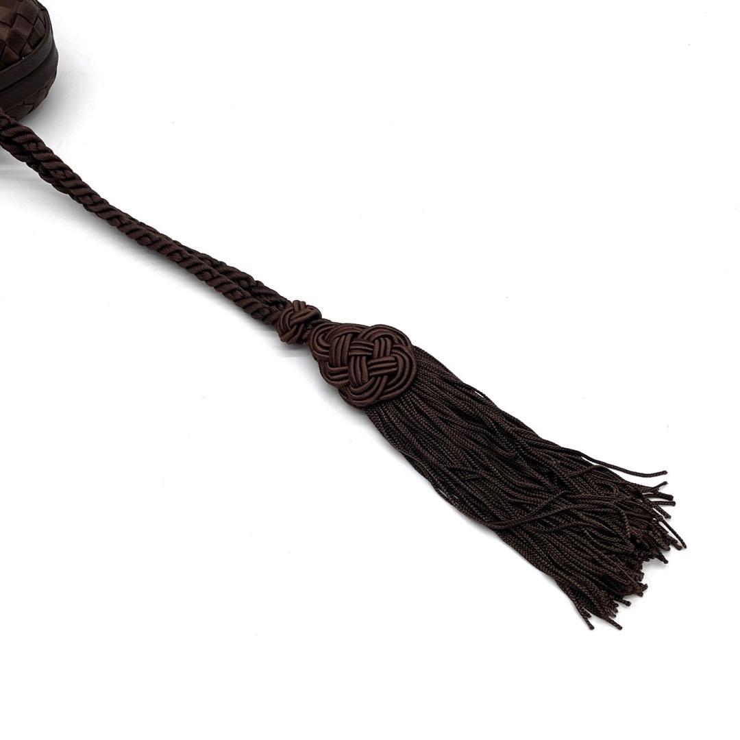 新品同様‼️ボッテガヴェネタ サテン イントレチャート がま口 クラッチバッグ