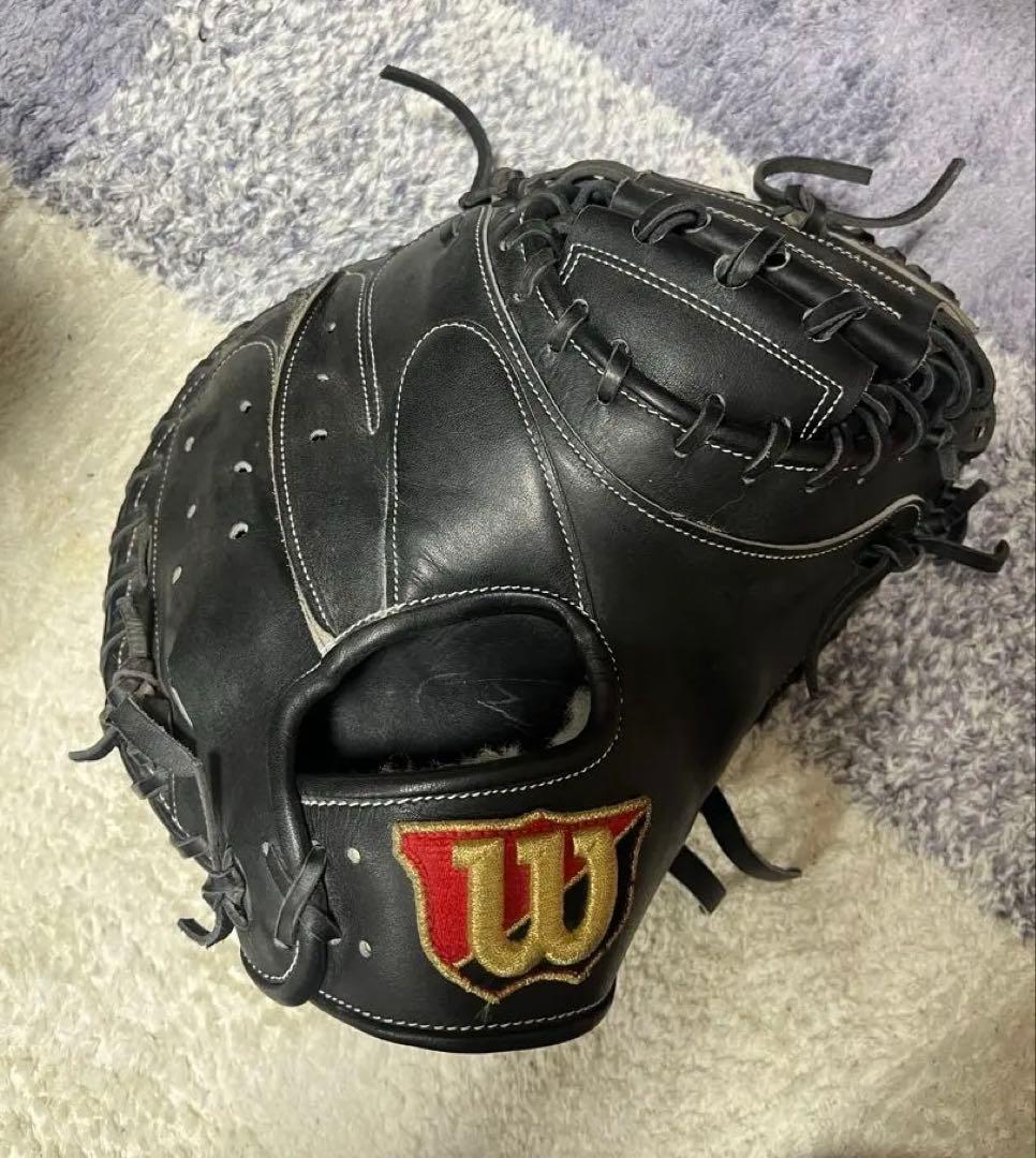 せ*い様 ウィルソンスタッフ　キャッチャーミット　硬式用2A ブラック