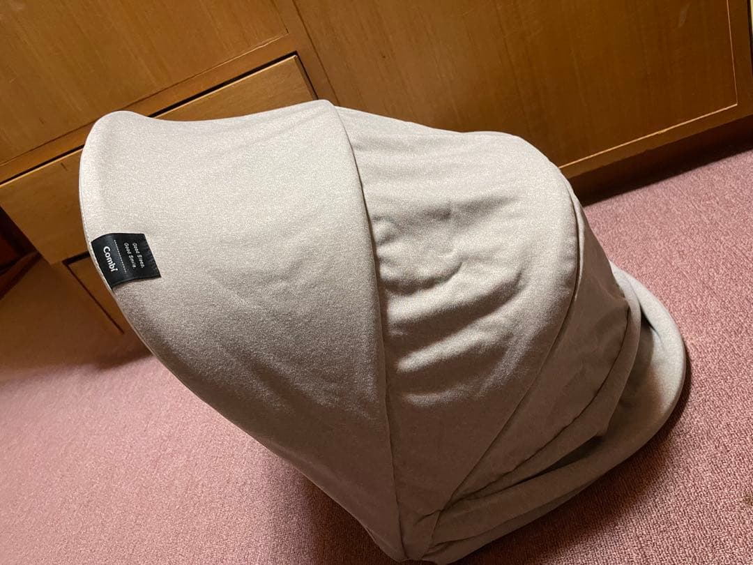 リクライニング機能付きベビーチェア グレー