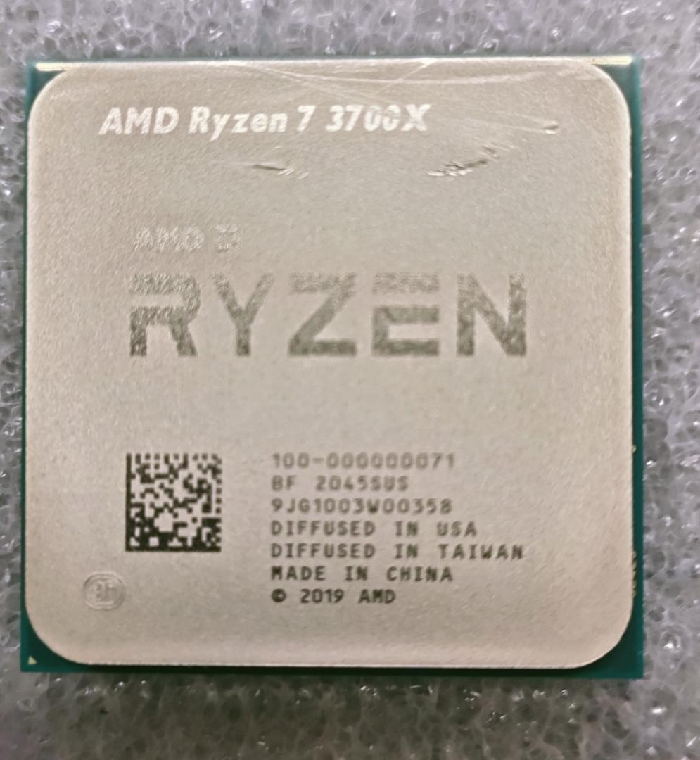 AMD Ryzen 7 3700X 動作確認済み