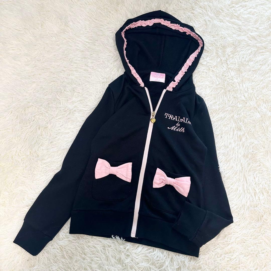 00s y2k 平成姫ギャル TRALALA パーカー フリル リボン 女の子