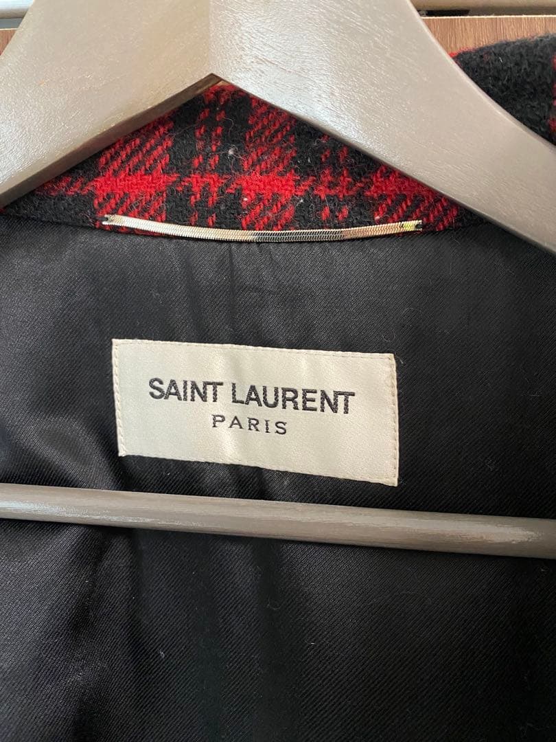 ⭐︎極美品稀少⭐︎48 サンローランパリ　エディ期　コート アウター