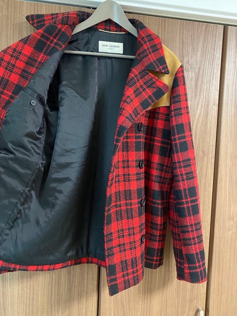 ⭐︎極美品稀少⭐︎48 サンローランパリ　エディ期　コート アウター