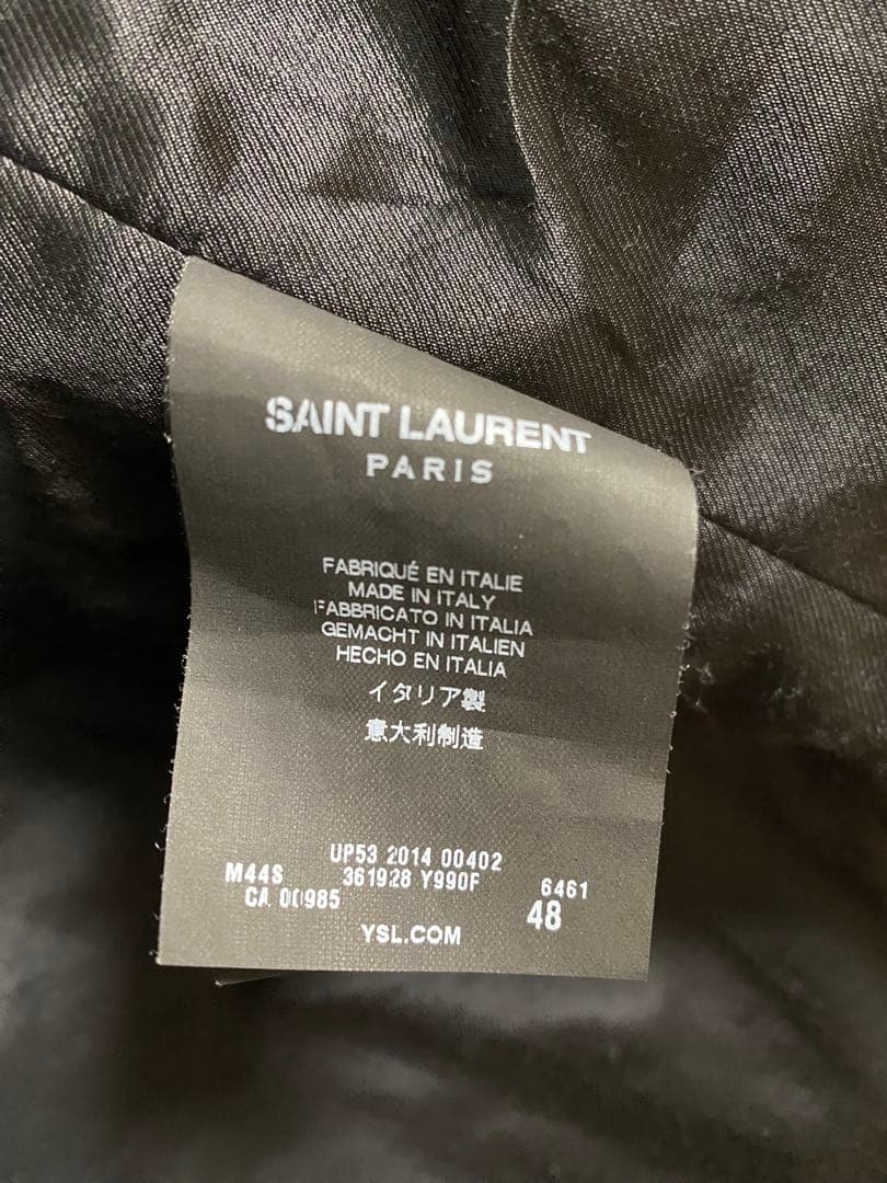 ⭐︎極美品稀少⭐︎48 サンローランパリ　エディ期　コート アウター