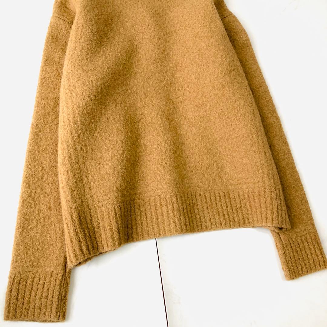 新品タグ付✨️23AW セブンテン　メルトンウール　2wayカーディガン　S