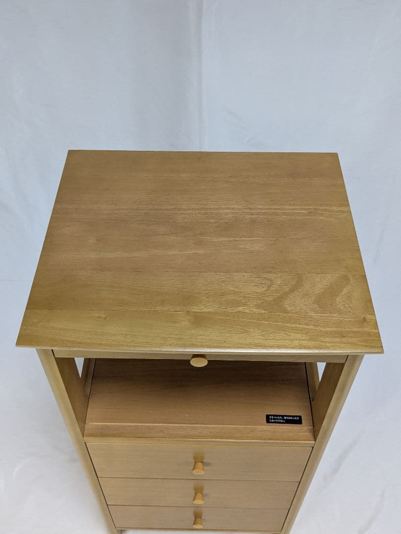 美品 カリモク Karimoku 電話台 FAX台 花台 キャビネット レンジ台