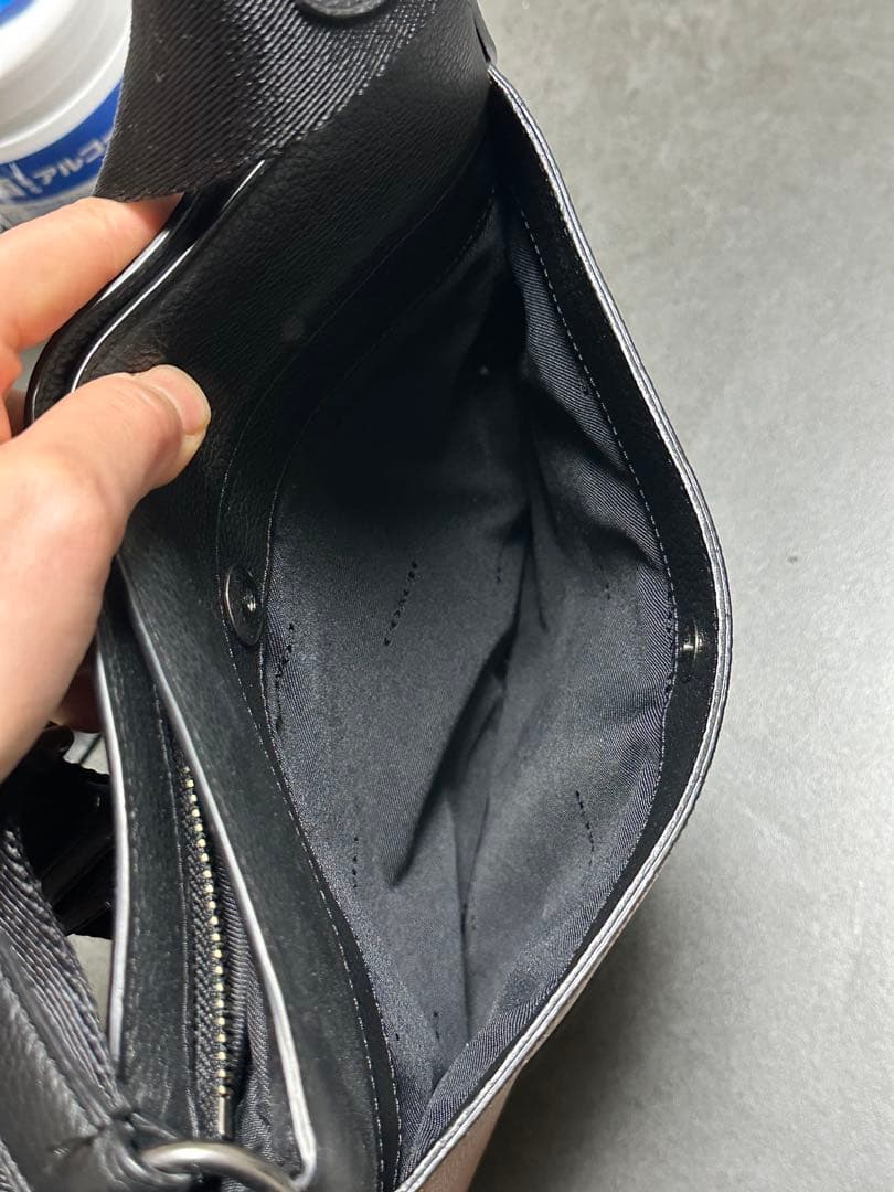 【COACH】 バワリー ショルダーバッグ ブラウン/ブラック ユニセックス