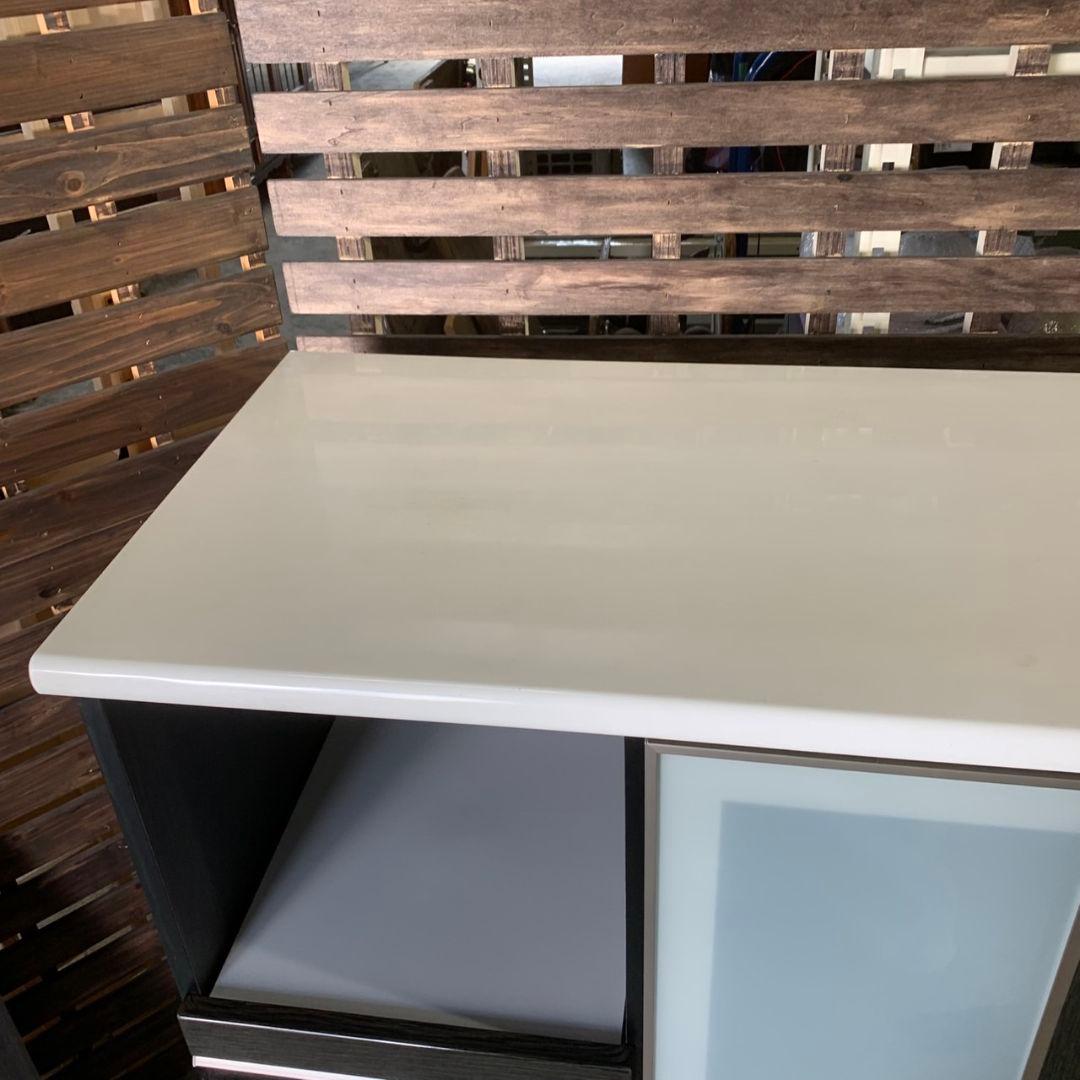 I874\" NITORI カウンターボスティア W1250㎜ BK ブラック