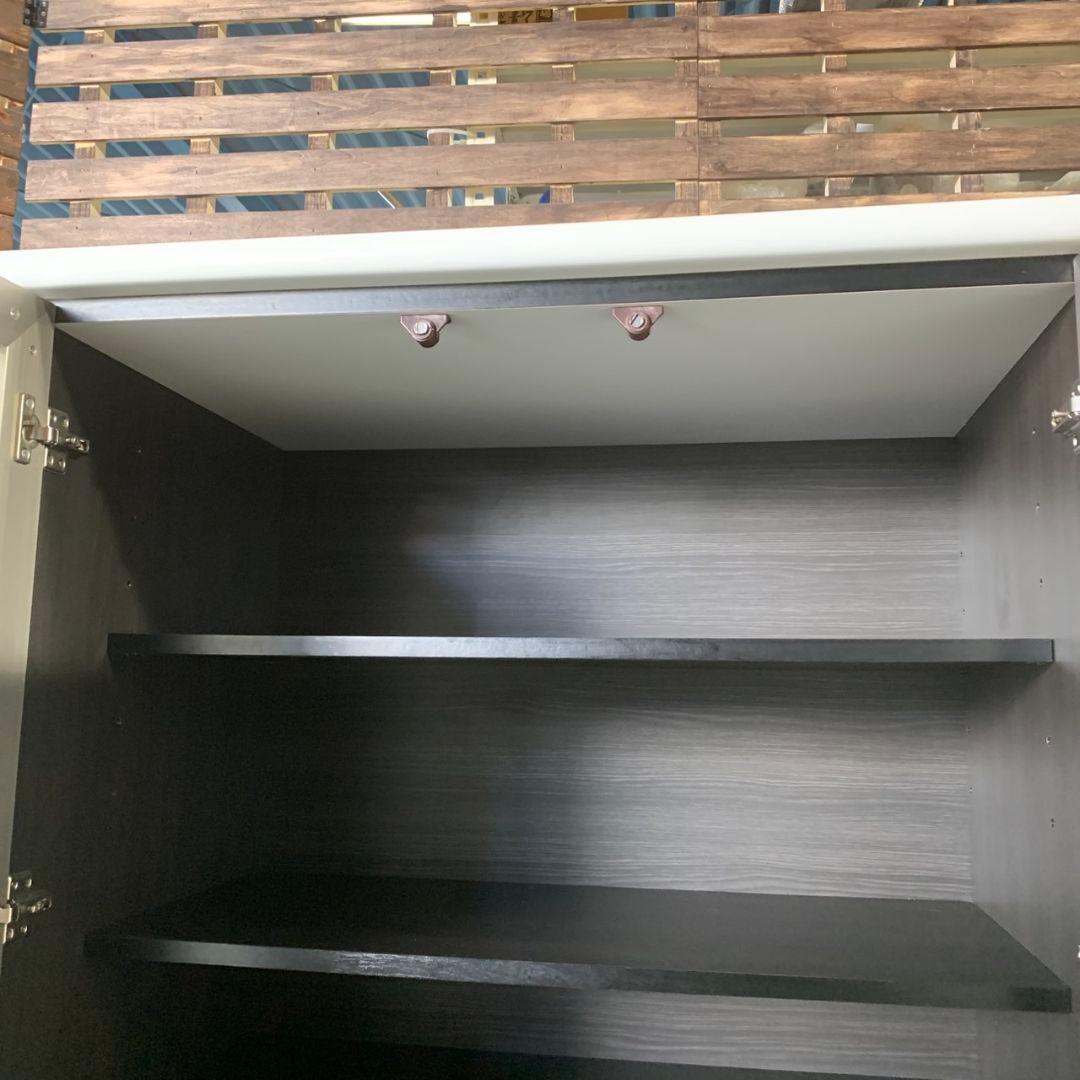 I874\" NITORI カウンターボスティア W1250㎜ BK ブラック