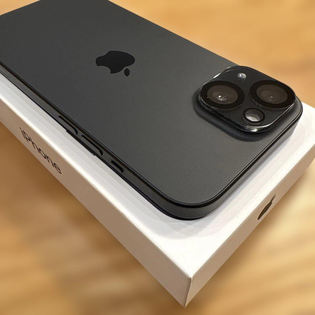 【美品】iPhone15 128GB ブラック SIMフリー バッテリー91%