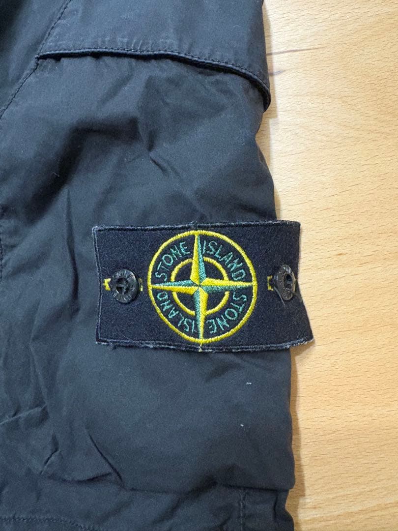 STONE  ブラックカーゴショートパンツ