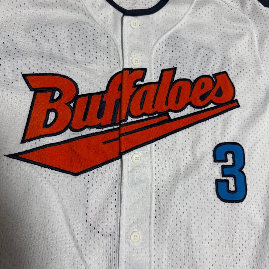 当時物 大阪近鉄バファローズ レプリカユニフォーム(ホーム)吉岡 Lサイズ