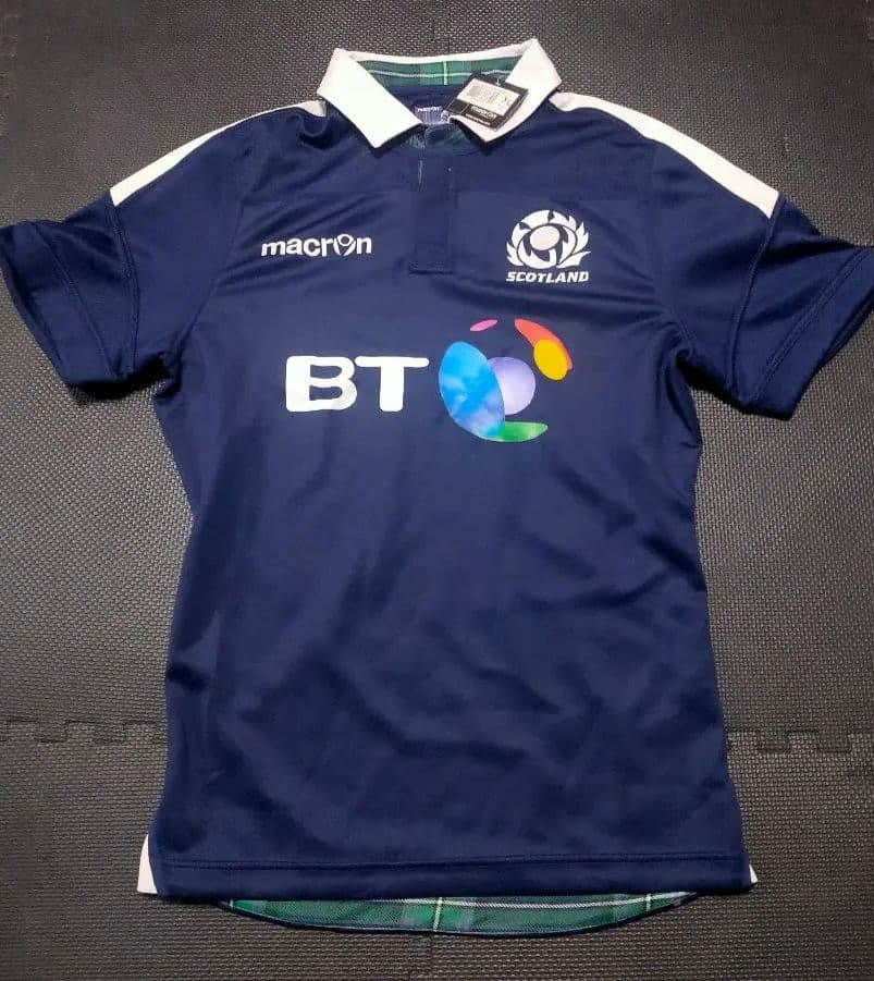 マクロン　ラグビースコットランド代表　ホームオーセンティックジャージ　2016