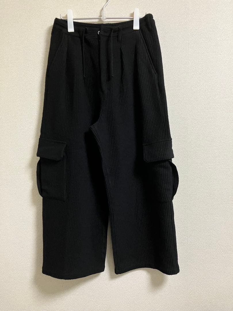 パンツ ANCELLM WOOL CORDUROY CARGO SLACKS