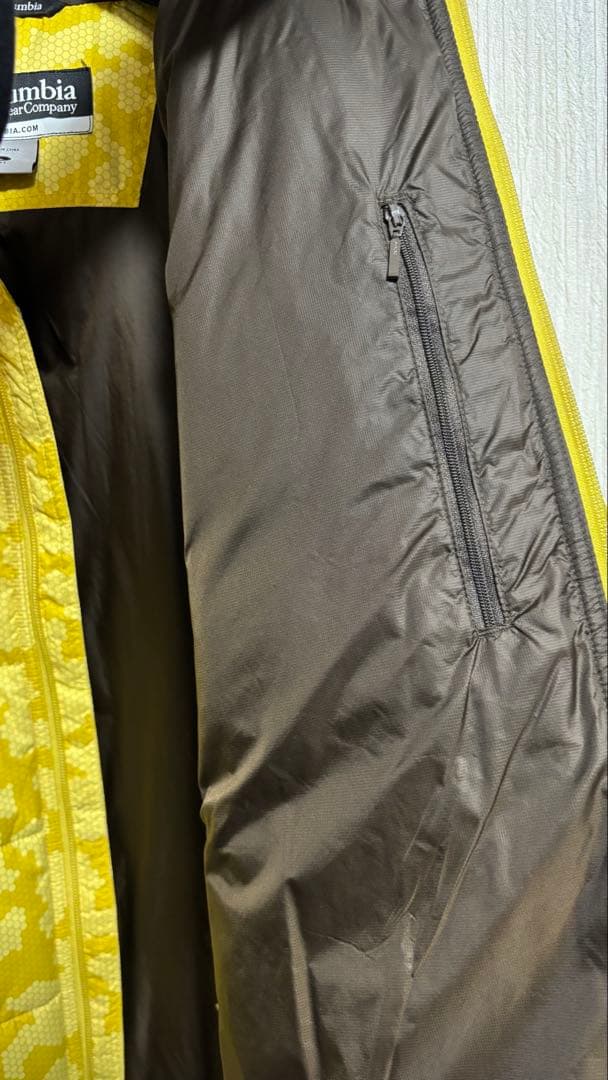 【希少】Columbia puffer jacket 黄迷彩　カモフラ