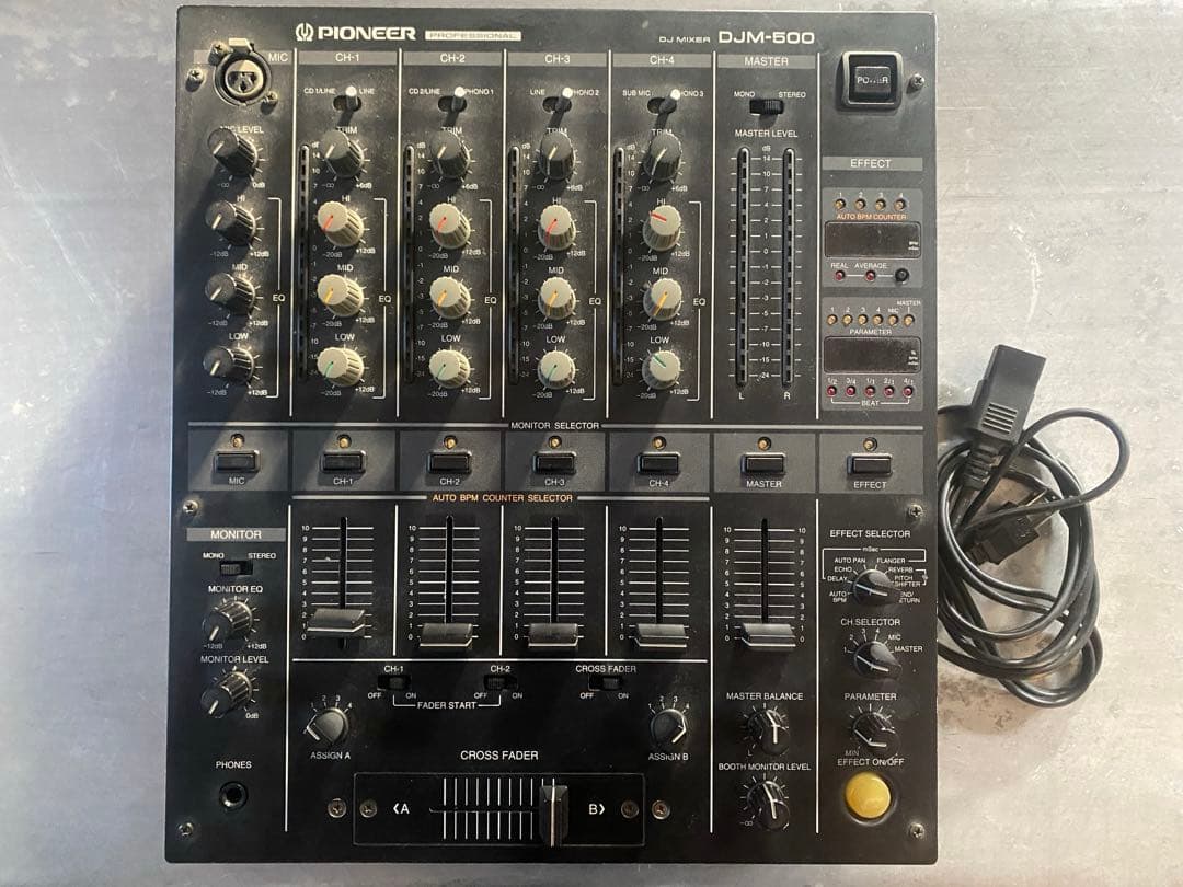 Pioneer DJM-500 DJミキサー　ジャンク