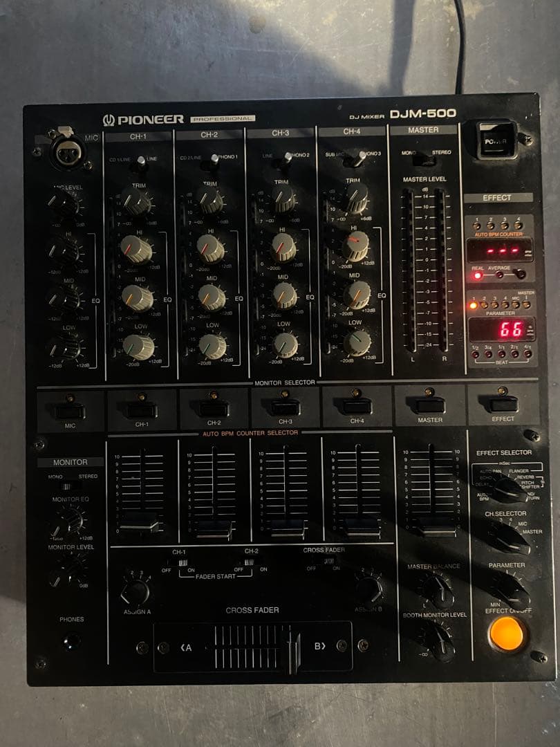 Pioneer DJM-500 DJミキサー　ジャンク