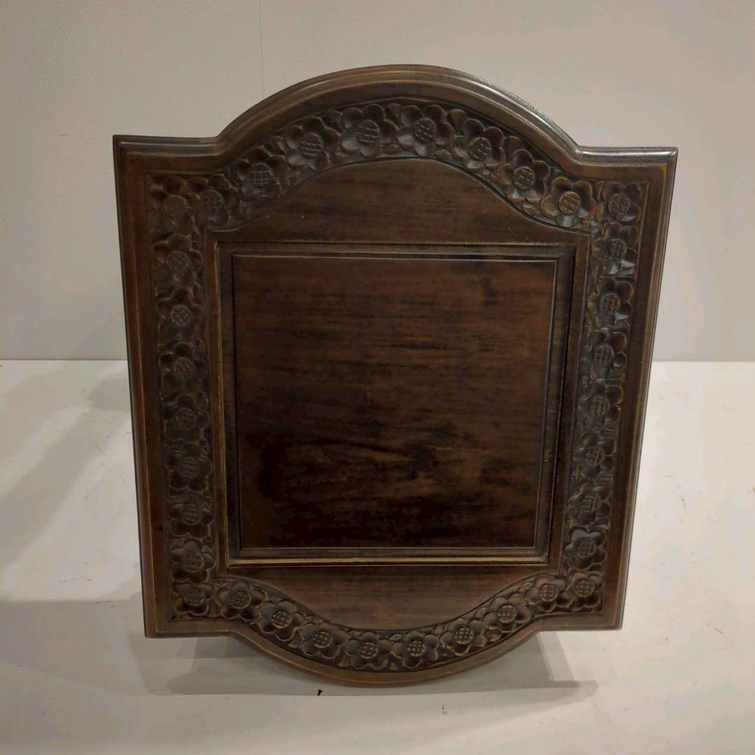 コンソールテーブル　サイドテーブル　電話台　飾り台　アンティーク　花柄