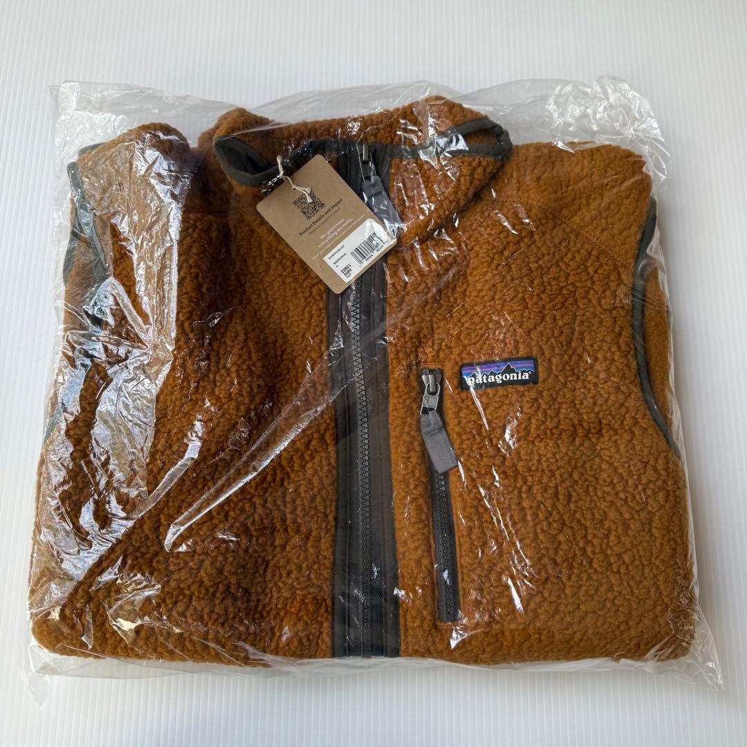 patagoniaパタゴニア／レトロパイルベスト／シェルターブラウン／M新品